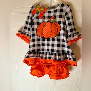 Magical Seasons Toddler Girl size 18 months Fall/Pumpkin outfit.